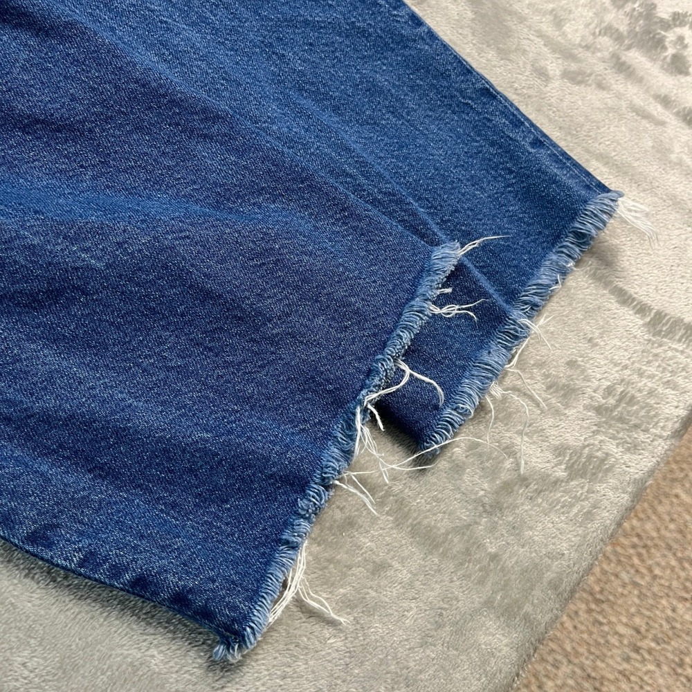 Banana Republic Vintage Straight Jeans Womens 28L (29x28) Distressed Raw Hem - Picture 13 of 13